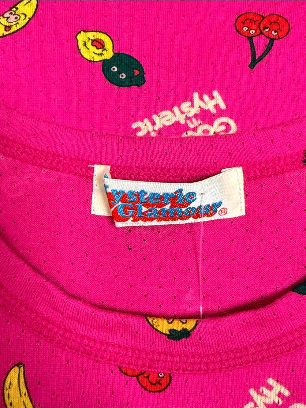 Hysteric Glamour pink fruit tank - Picture 6 of 7